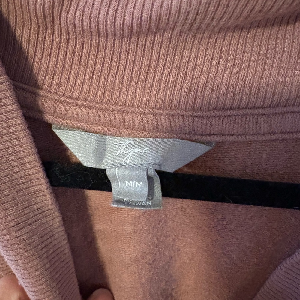 Thyme Maternity Pink and Black Nursing Sweaters - Picture 5 of 7